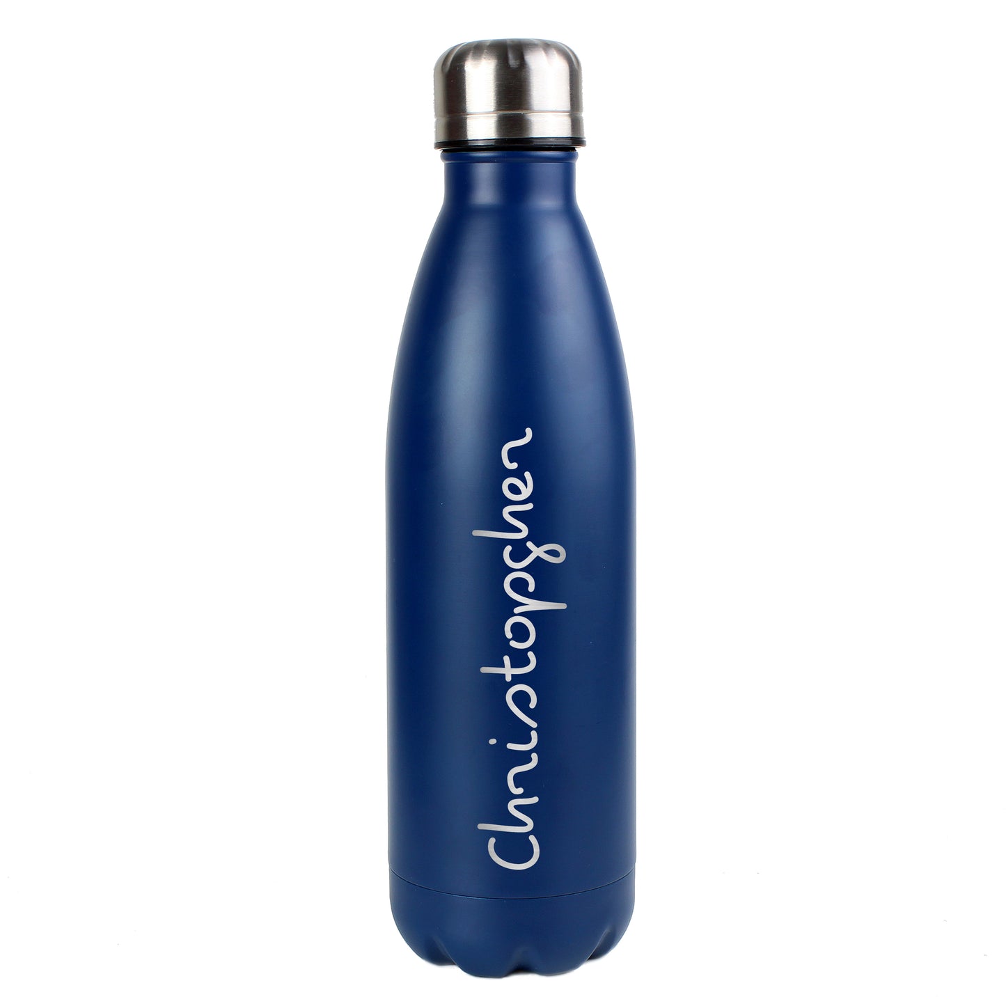 Navy insulated Island themed drinks bottle - Lilybet loves