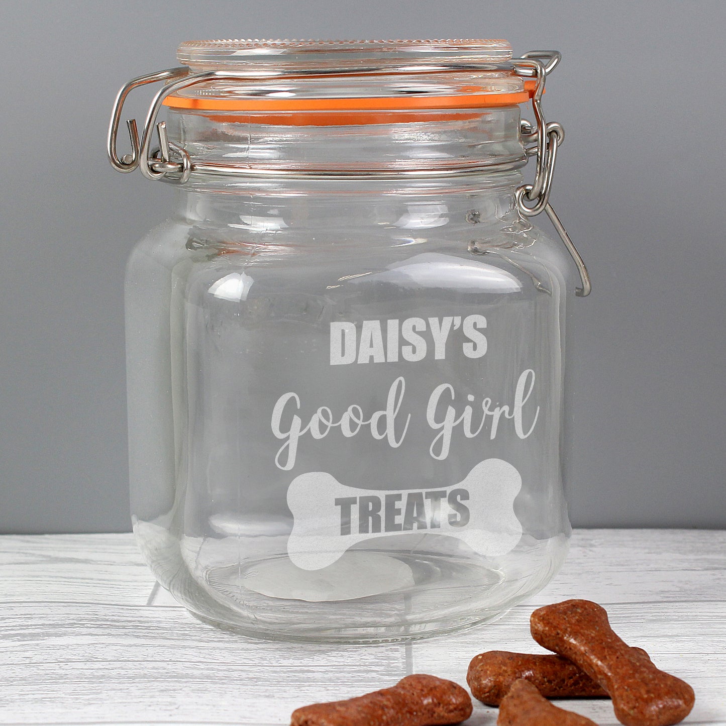 Good Girl treats glass kilner jar - Lilybet loves