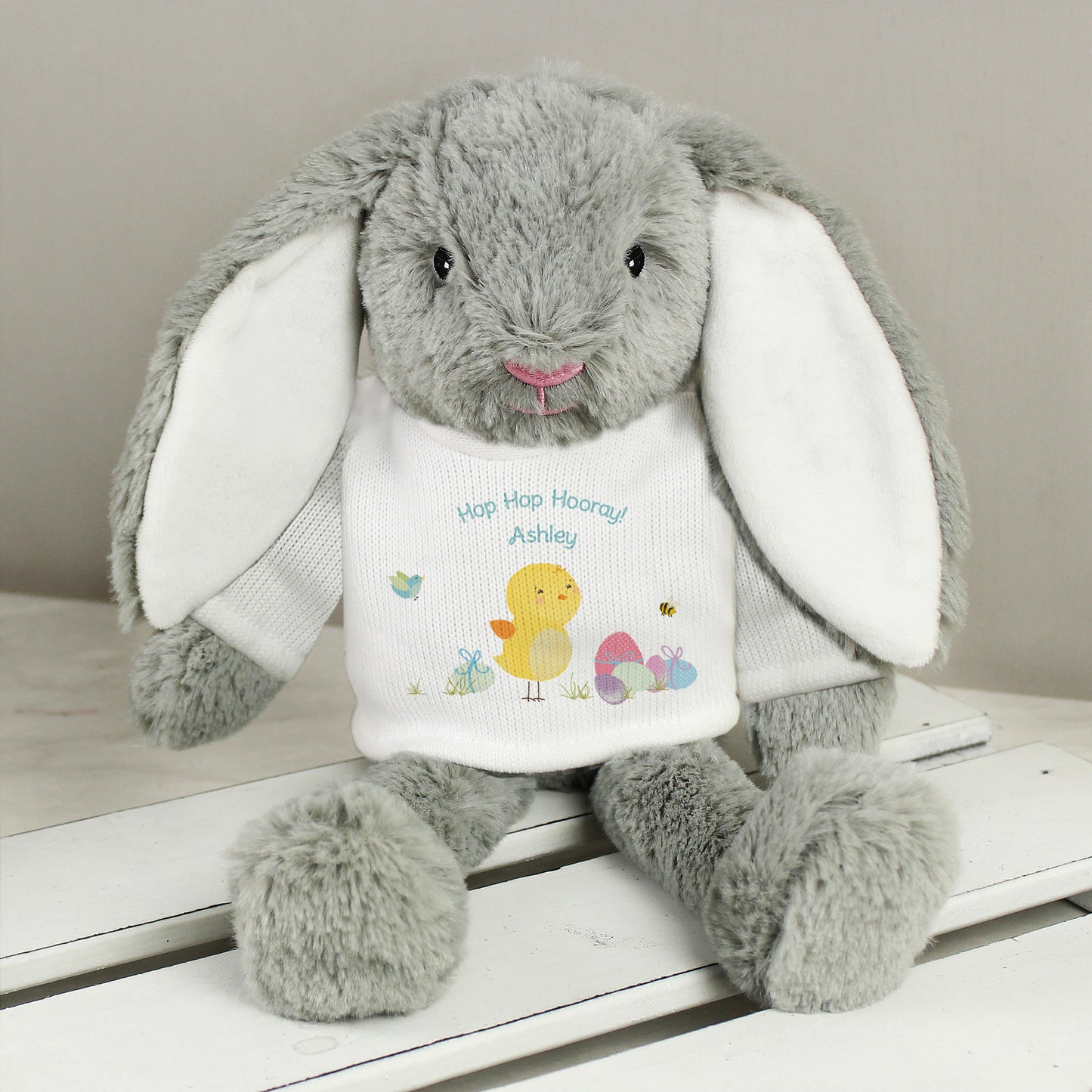 Easter Bunny soft toy, personalised