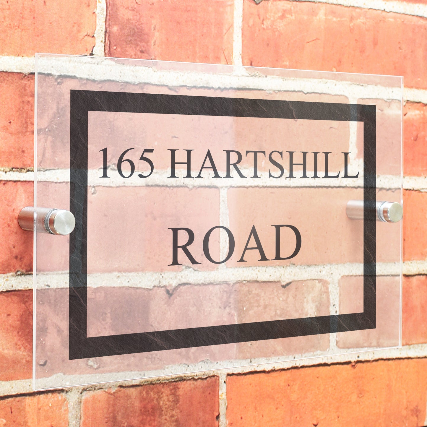 Personalised Slate Effect Acrylic House Sign - Lilybet loves