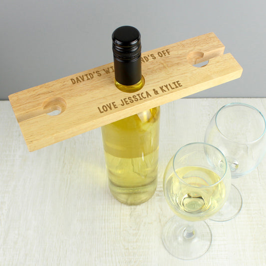 Wine glass & bottle butler - Lilybet loves