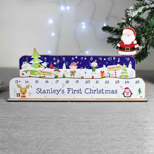 Make your own Santa Christmas advent countdown kit, personalised - Lilybet loves